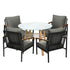 Outdoor Patio Set Lounge Bistro Dining Set 4 Seater