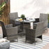 Outdoor Dining Set Table&Chairs 5PCS Lounge Setting