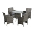 Outdoor Dining Set Table&Chairs 5PCS Lounge Setting