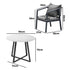 3PCS Outdoor Dining Set Table&Lounge Chair