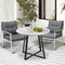 Livsip 2 Seater Outdoor Dining Set Marble Table Patio Bistro Furniture