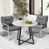 Outdoor Dining Set 2 Seater Marble Table