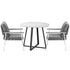 Outdoor Dining Set 2 Seater Marble Table