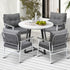 Outdoor Dining Set 4 Seater Marble Table