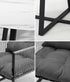 Livsip 3PCS Outdoor Dining Set Round Table and Chairs with Cushions