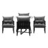 Livsip 5PCS Outdoor Dining Set Round Table and Chairs with Cushions