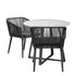 3x Outdoor Dining Set Sintered Stone Table Bistro Set