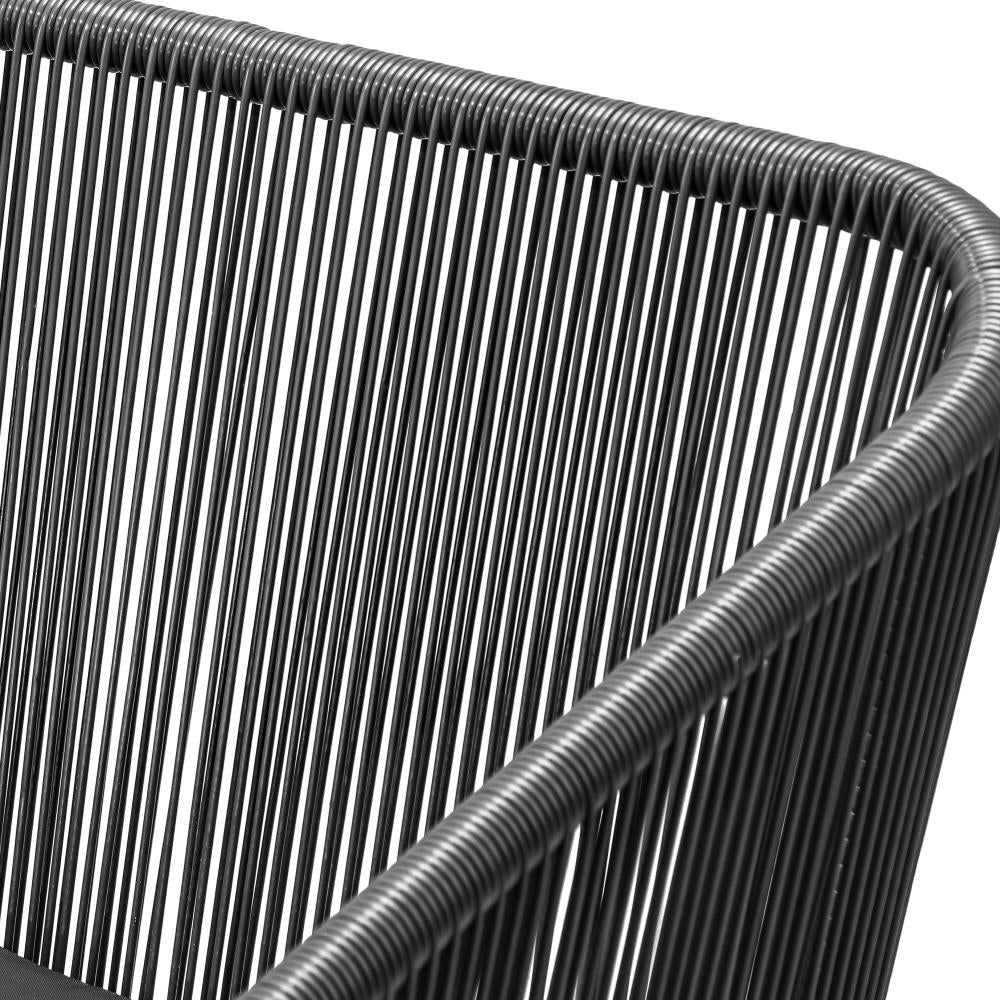 5x Outdoor Dining Set Sintered Stone Table Bistro Set