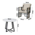 Livsip 3-Piece Outdoor Dining Set with Stone Compound Table, 150kg Cap