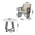Livsip 5-Piece Outdoor Dining Set with Stone Compound Table, 150kg Cap