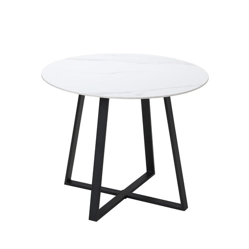 Livsip 5-Piece Outdoor Dining Set with Stone Compound Table, 150kg Cap