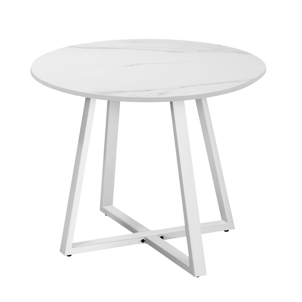 Outdoor Dining Set 5PCS Round Table Rattan Chair