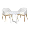 3PCS Outdoor Dining Set Table&Chairs Bistro Set