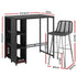 Gardeon Outdoor Bar Set Patio Furniture Dining Chairs Table and Chairs Wicker