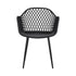 4PC Outdoor Dining Chairs PP Lounge Chair Patio Furniture Garden Black