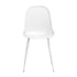 4PC Outdoor Dining Chairs PP Lounge Chair Patio Garden Furniture White