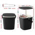 Gardeon 2-in-1 Outdoor Bar Table Portable Wine Cooler 15L Ice Bucket Tong Black