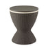 Gardeon Outdoor Bar Table Portable Ice Bucket Cooler 30L Adjustable Top Brown