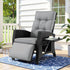 Outdoor Recliner Chairs Sun lounge Wicker Lounger Patio Furniture Adjustable Black