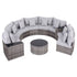 Gardeon 8 Seater Outdoor Sofa Set 11PCS Table Chair Set Garden Rattan Furniture