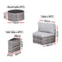 Gardeon 8 Seater Outdoor Sofa Set 14PCS Table Chair Set Rattan Patio Furniture