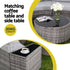 6 Seater Outdoor Sofa Set 9PCS Table Chair Set Garden Rattan Patio Furniture