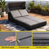 Outdoor Day Bed Sun Lounge Setting Wicker Lounger Patio Furniture