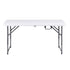 Gardeon 123cm Folding Table Portable Fold-in-Half with Handle Camping Picnic Adjustable Height