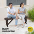 Gardeon Outdoor Garden Bench Seat Wooden Patio Furniture Wagon Dining Chair