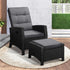 Outdoor Recliner Chairs Wicker Sun Lounge Black