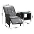 Outoodr Recliner Chair & Table Sun Lounge 2PCS