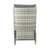 Recliner Chairs Wicker Sun lounge Grey X2