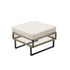 Livsip 7-Piece Rope Weave Outdoor Sofa Set with Tempered Glass Table, Khaki