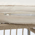 8 Seater Outdoor Sofa Set with Table, Rope Weave, Khaki, 150kg Cap