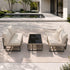 4 Seater Outdoor Sofa Set Table and Chairs Furniture, Cocoon Style Design