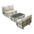 4 Seater Outdoor Sofa Set Table and Chairs Furniture, Cocoon Style Design