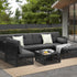 Outdoor Sofa Set 6 Seater Wicker Rattan Lounge Setting