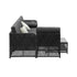 Outdoor Sofa Set 6 Seater Wicker Rattan Lounge Setting