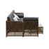 Outdoor Furniture Lounge Setting 6 Seater Wicker Sofa Set