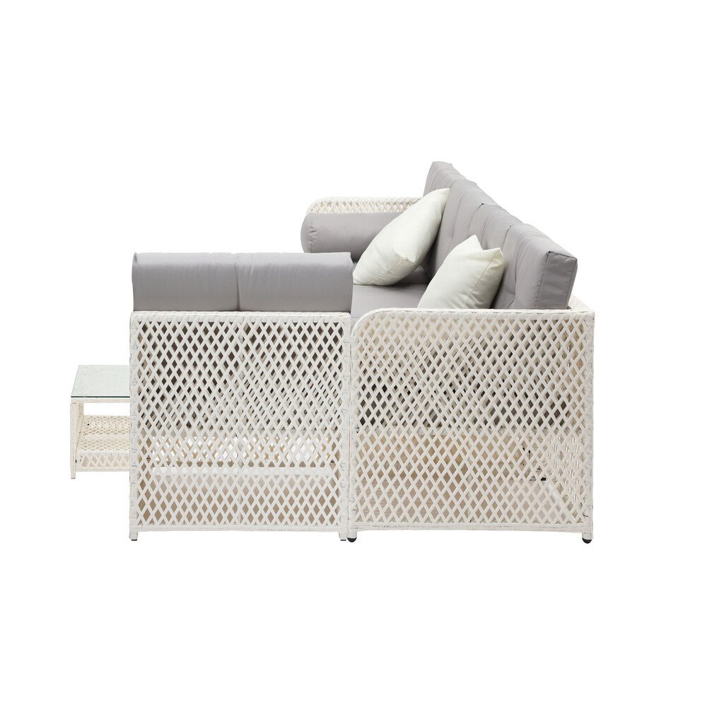 Outdoor Furniture Sofa Set 7-Piece Wicker Lounge Setting