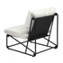 2PCS Outdoor Dining Chairs Patio Sofa Lounge Chair Beige