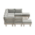 Livsip 9PCS Outdoor Sofa Set Wooden Lounge Setting Table Chair