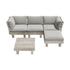 Livsip 4 Seater Outdoor Sofa Set Lounge Setting Table Chair