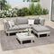 Livsip 4 Seater Outdoor Sofa Set Lounge Setting Table Chair