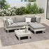 Livsip 4 Seater Outdoor Sofa Set Lounge Setting Table Chair