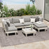 Livsip 7PCS Outdoor Furniture Sofa Set Lounge Setting Garden