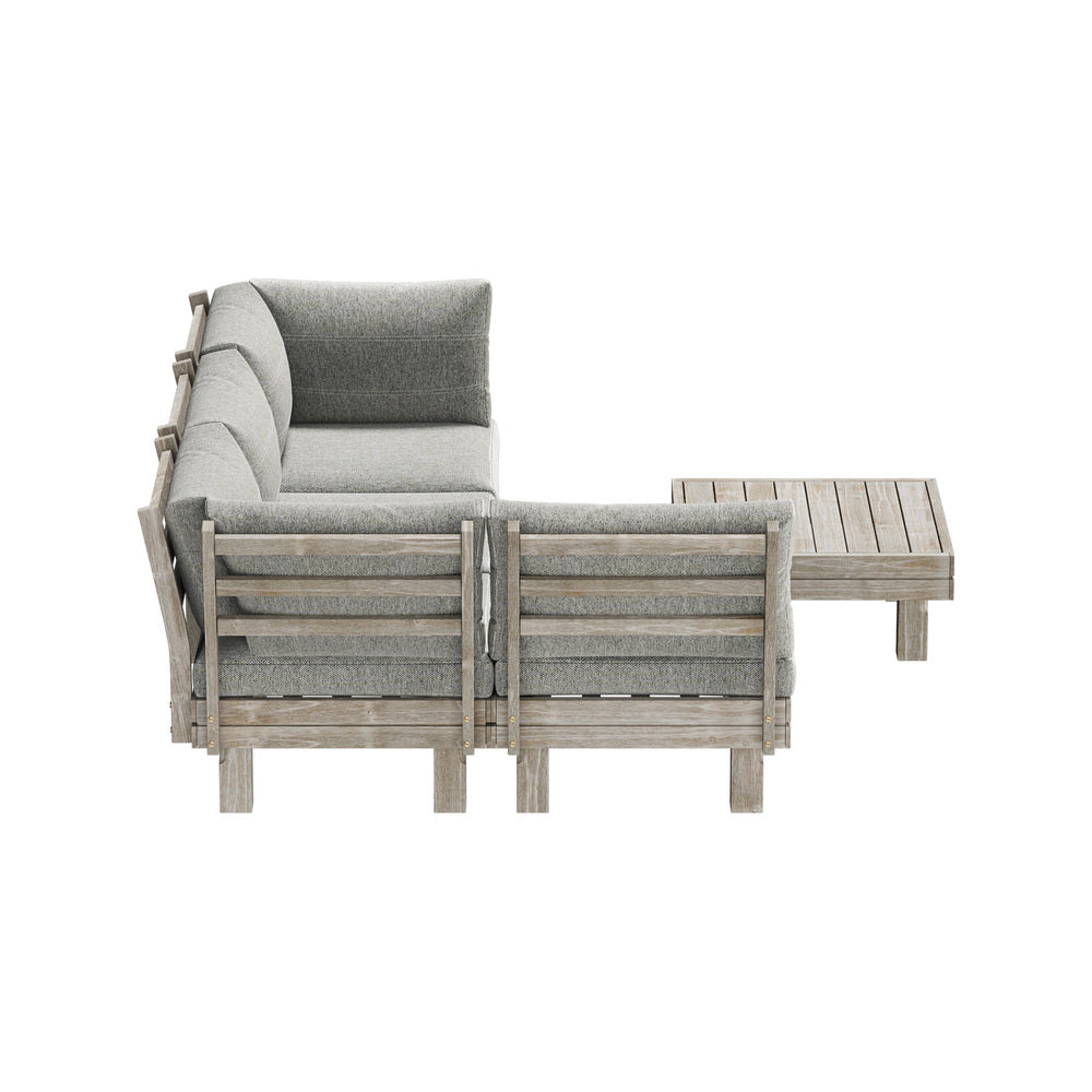 Livsip 4 Seater Outdoor Furniture Sofa Set Lounge Setting Garden