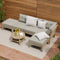 Livsip 6 Piece Outdoor Lounge Sofa Set Wooden Garden Patio Furniture