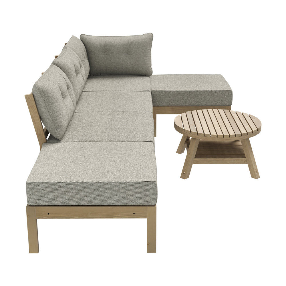 Outdoor Lounge Sofa Set 6 Piece Garden Furniture