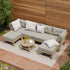 7 Piece Outdoor Lounge Sofa Set Garden Furniture